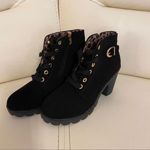 New Suede Black Boots